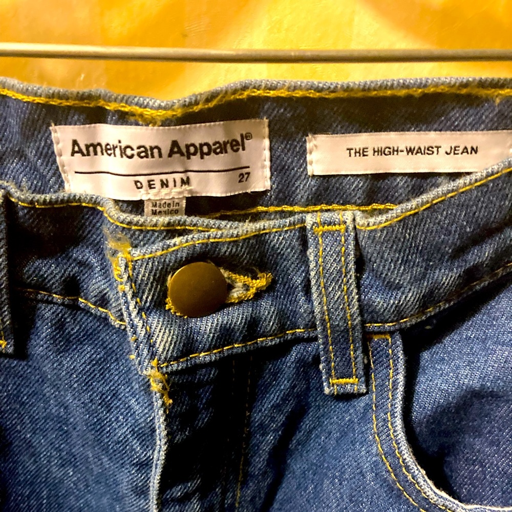 american apparel mom jeans